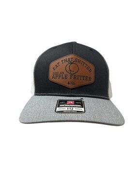 Richardson 112 Trucker Hat Funny Offensive Apple Fritter Patch Snapback Cap